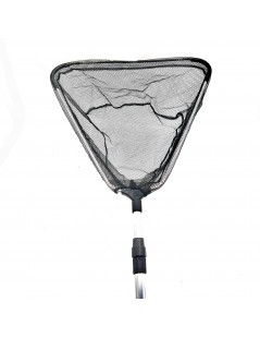 Plasa pescuit iaz 115-215cm maner, 45cm plasa