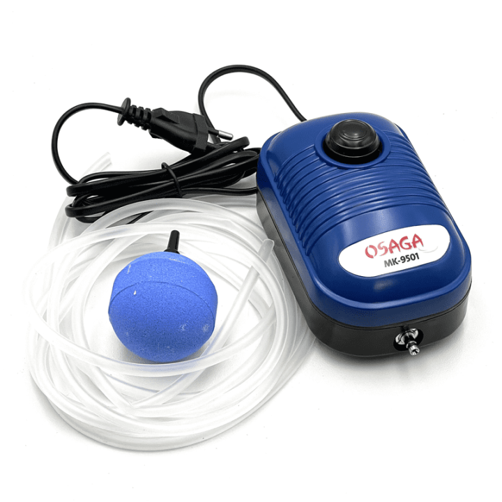 Set Aerator iaz Osaga MK-9501, 3m tub silicon, 1buc piatra aerare