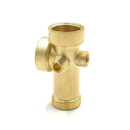 Racord în T cu cinci intrări de 1 "cupru - racord, fish-farm.ro