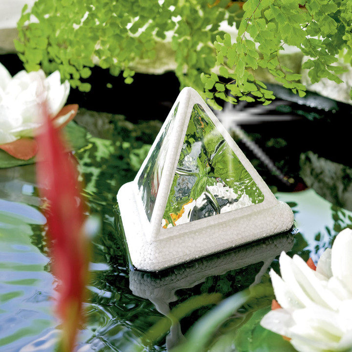 Velda Brilliant Pyramid, alarma de pasari, piramida plutitoare