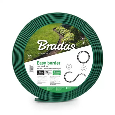 Set bordura gradina Easy Border 10m x 4cm verde