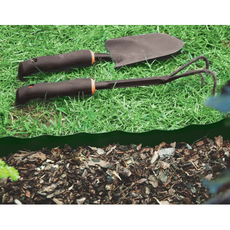Bordura de gazon verde 25 cm x 9 m PE
