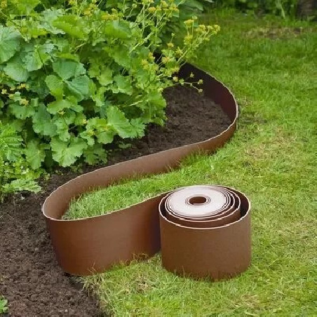 Bordura patului Bradas gazon maro 6m x 15cm