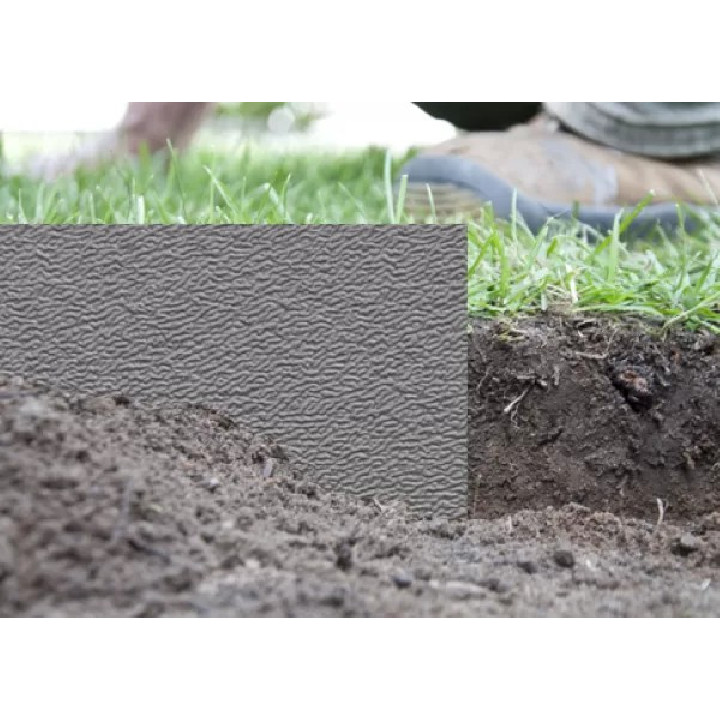 Bordura patului Bradas gazon gri 6m x 15cm