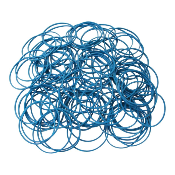 Inel cauciuc 1kg/1160buc (albastru)