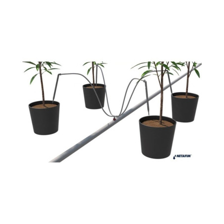 Netafim PCJ CNL ciuperca picurare 4L/ora (gri) se imparte