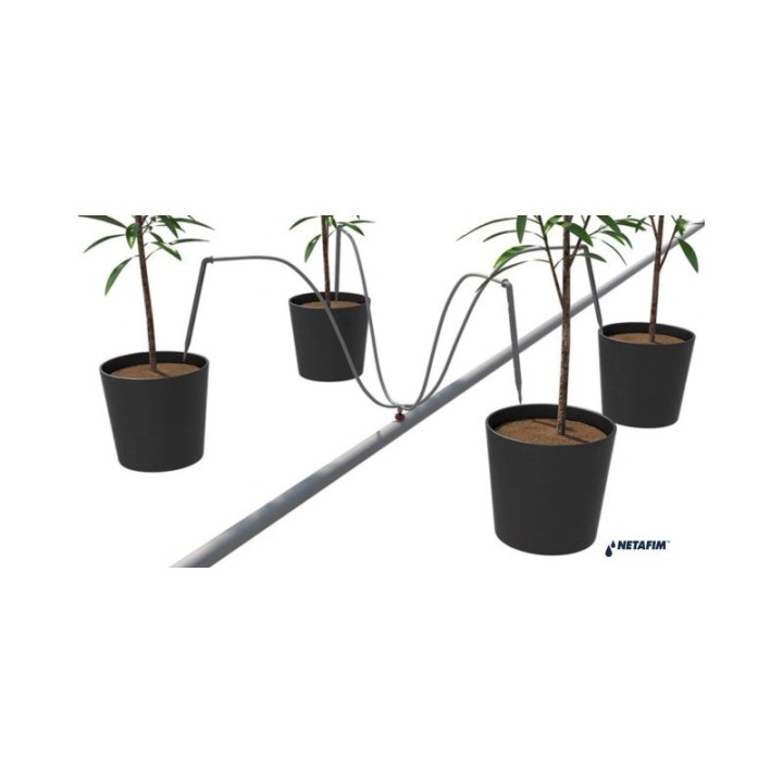 Netafim PCJ CNL ciuperca picurare 4L/ora (gri) se imparte