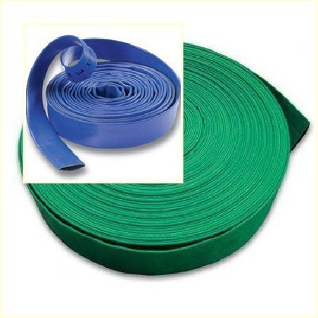 Furtun plat LayFlat 6 bar, 100 metru, complete 52 2" racord