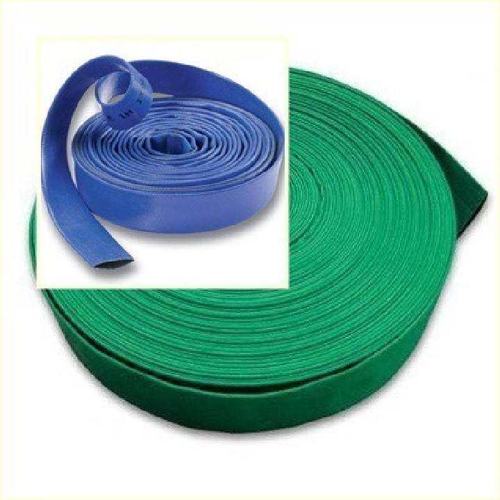 Furtun plat LayFlat 5 bar, 100 metru, complete 3" racord