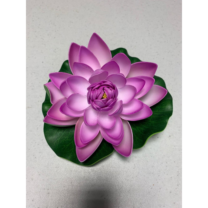 Nufar plastic mare 18cm, Liliac