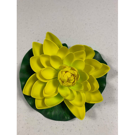 Nufar plastic mare 18cm, Galben