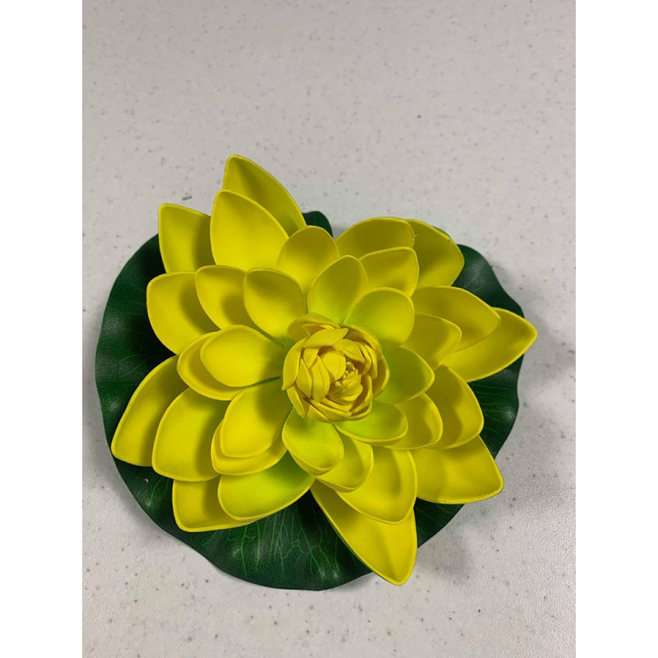 Nufar plastic mare 18cm, Galben