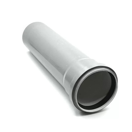 Țeavă de scurgere PVC DN 75mm - 100cm (cu inel)
