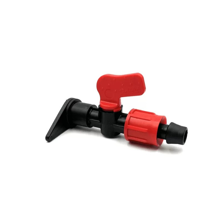 Robinet Jolly-tape 17mmx Flat furtun (rosu)