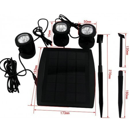 Iluminare iaz SL318C cu panou