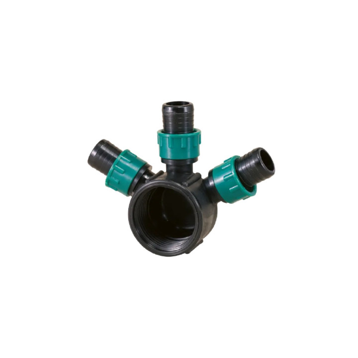 Ramificatie 3 iesiri pentru banda de picurare 17x1 FI PO