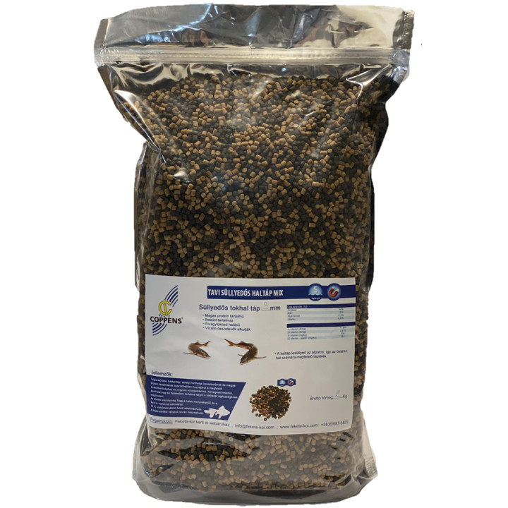 Hrana scufundabila ( galben-negru ) 3 mm ( 2 kg )