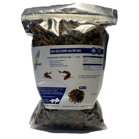 Hrana scufundabila ( galben-negru ) 6 mm ( 1 kg )