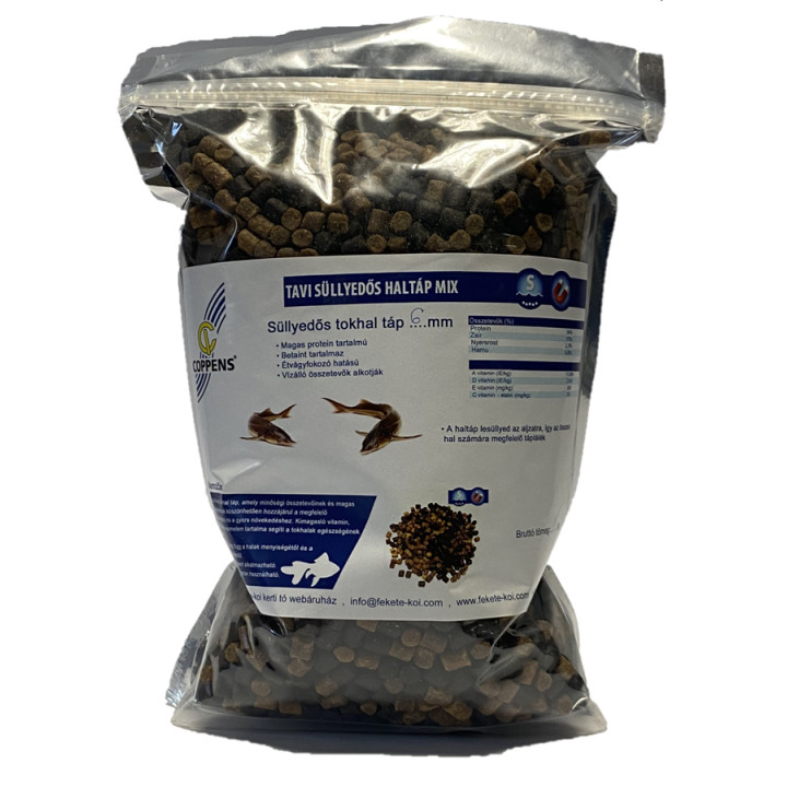 Hrana scufundabila ( galben-negru ) 6 mm ( 1 kg )