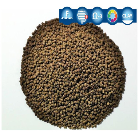 Professional  hrana cu proteine pentru Crapi Koi 3 mm ( 12 kg )