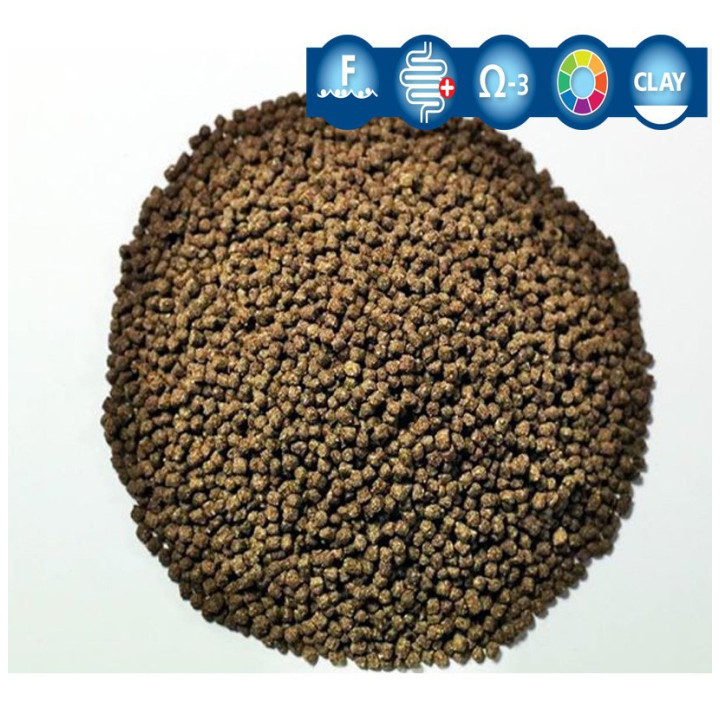 Professional  hrana cu proteine pentru Crapi Koi 3 mm ( 12 kg )