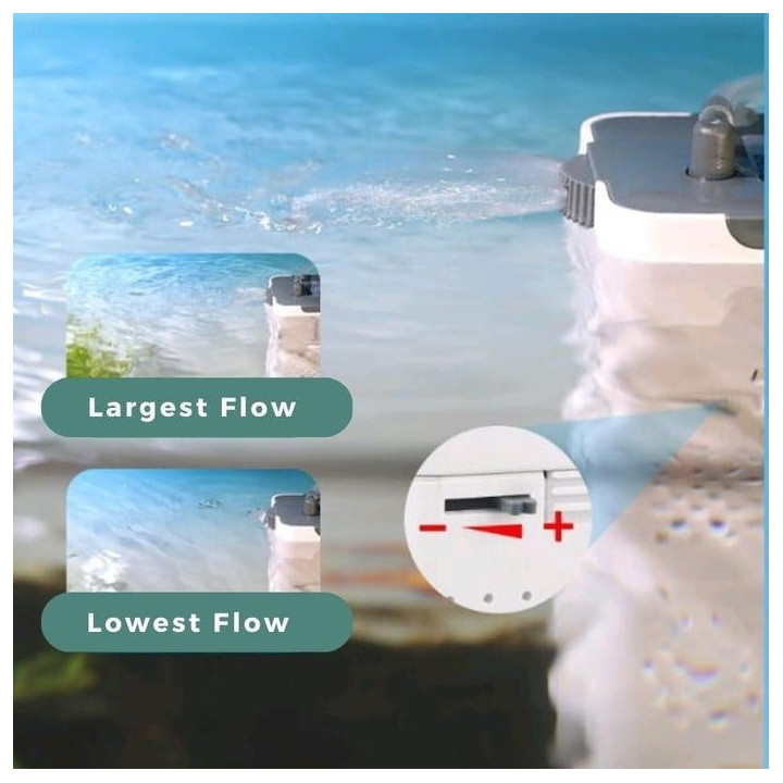 Filtru de acvariu SunSun XUP-02 cu lampă UVC de 3W încorporată