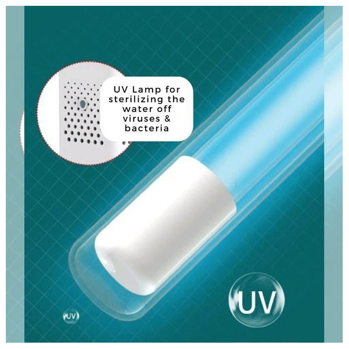 Filtru de acvariu SunSun XUP-02 cu lampă UVC de 3W încorporată