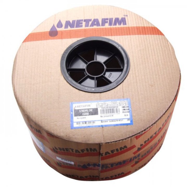 Bandă de picurare Streamline distanță 20cm, 6mil, 2,2L/h (500m/rolă)(15,8Ft/m)