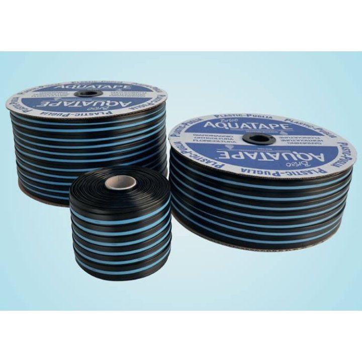 Bandă de picurare Aquatape 30cm distanță, 8mil 0,9L/H (2500m/rolă)(15,2Ft/m)