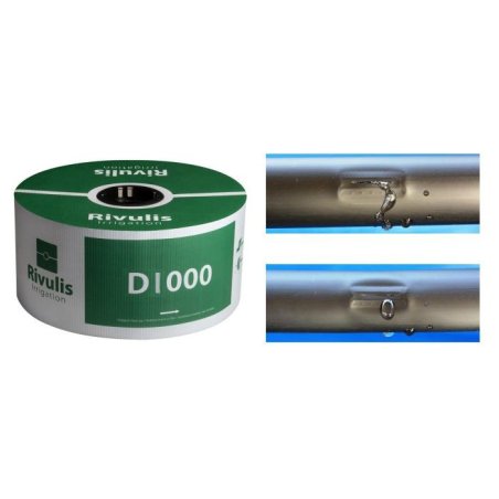 Bandă de picurare Rivulis D1000 20cm/6mil 1,0L/h (3000m/rolă)(12,9Ft/m)