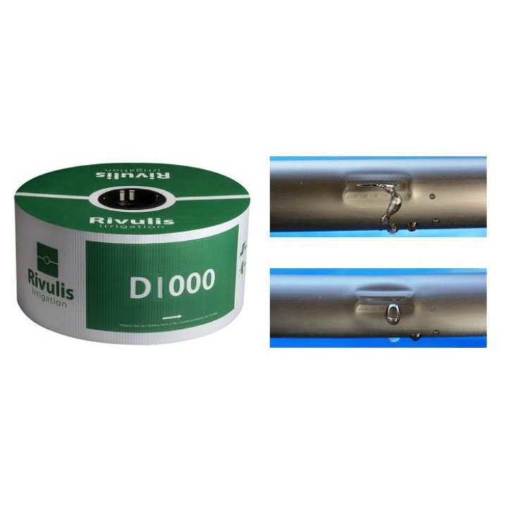 Bandă de picurare Rivulis D1000 20cm/6mil 1,5L/h (3000m/rolă)(12,9Ft/m)