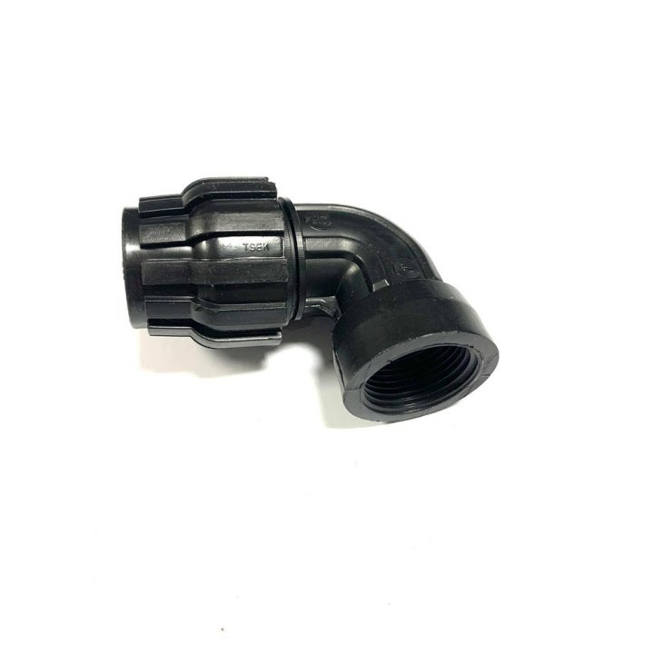 Cot KPE MPE 32 x 1/2" mufă x FI (negru, 10bar)