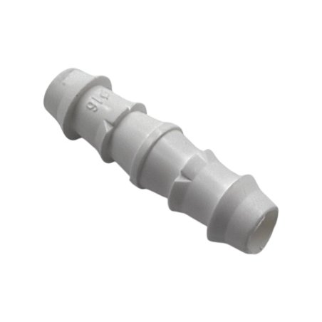 Mufă dreaptă cu nervuri 16mm (alb)