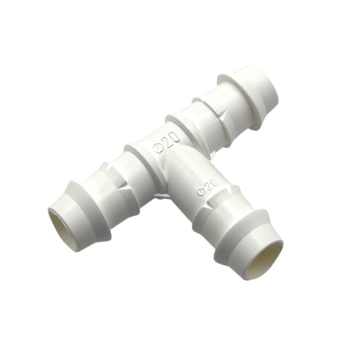 Teu cu nervuri 20mm (alb)