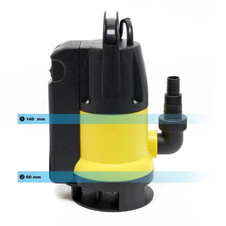 Pompă de apă uzată submersibilă 8000 l/h 400 W