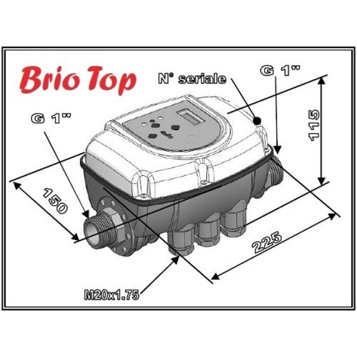 Controler pompă ITALTECNICA BRIO-TOP la preț avantajos.