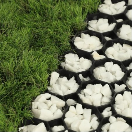 Grilaj de gazon pentru grădină Multi Grid 600x600x40mm (negru)