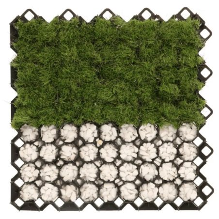Grilaj de gazon pentru grădină Multi Grid 600x600x40mm (negru)