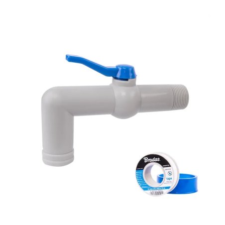 Robinet de grădină cu scurgere 90° 1'' filetat