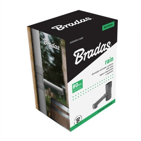 BRADAS colector de apă de ploaie 90mm-gri