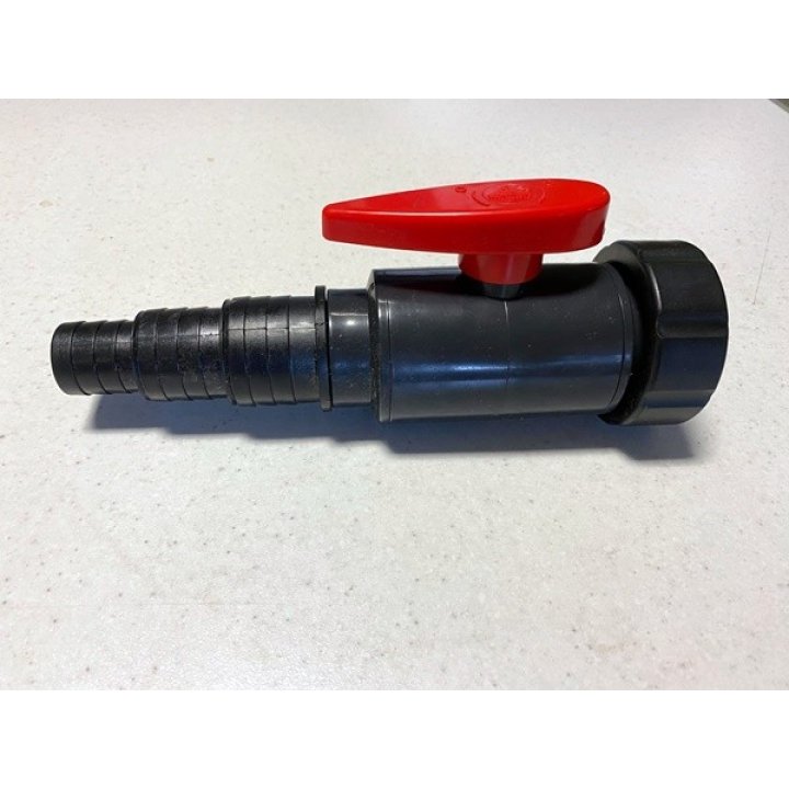 Conector de furtun cu robinet 25/32mm 1" FI olandez