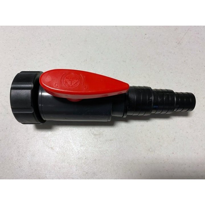 Conector de furtun cu robinet 25/32mm 1" FI olandez