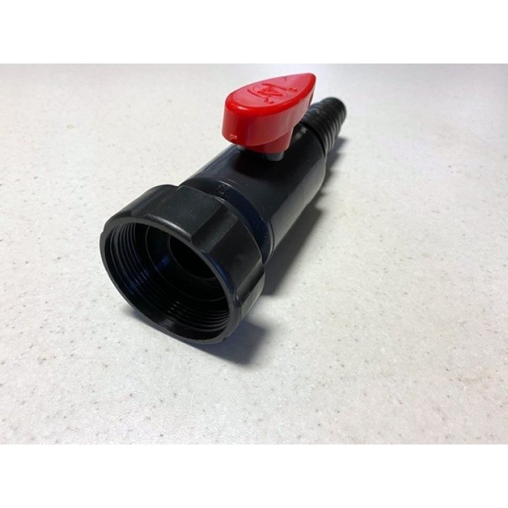 Conector de furtun cu robinet 25/32mm 1" FI olandez