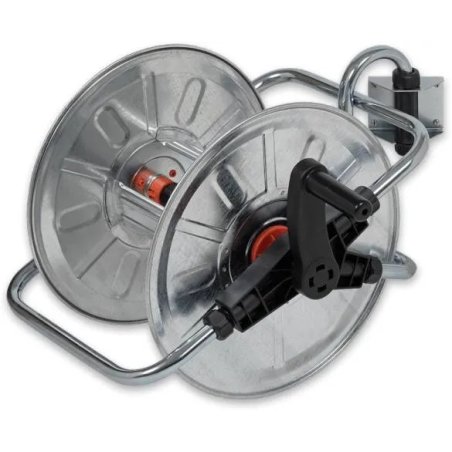 Cărucior pentru furtun Agrati montabil pe perete 1/2" 50m AG130