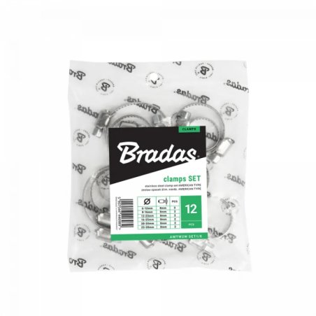 Set coliere de furtun tip american 6-38mm 12buc