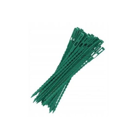 Colier de cablu reutilizabil pentru fixarea plantelor 170/5,4mm verde