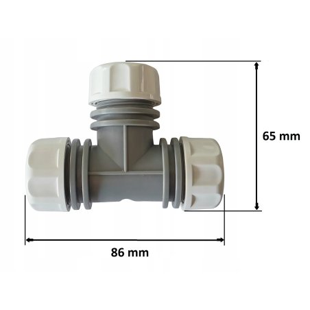 Distribuitor T premium pentru furtun 1/2"