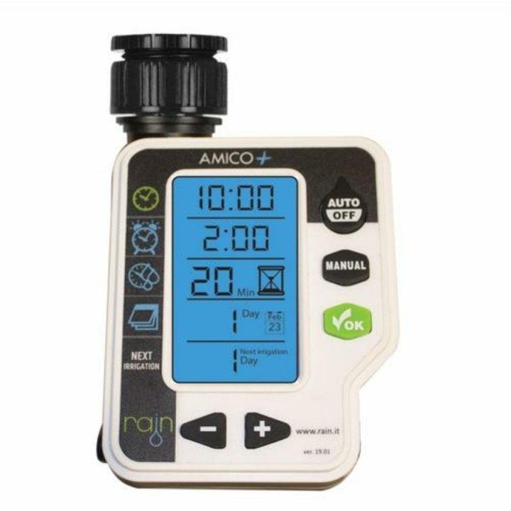 Controler RAIN AMICO+ cu 2 zone, montabil pe robinet