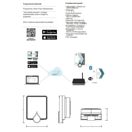 Rain Pure Vision 2.0 Bluetooth 1 zonă 9VDC | Cel mai bun preț, Comandați