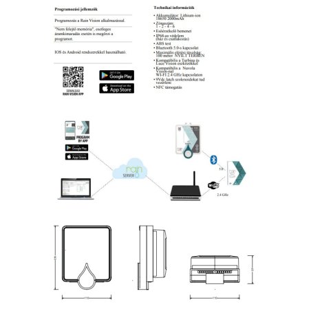 Rain Pure Vision 2.0 Bluetooth 6 zone 9VDC | Cel mai bun preț, Comandați